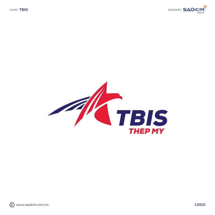 [Saokim.com.vn] Thiết kế logo chuyên nghiệp TBIS Thep My bởi Sao Kim Branding 