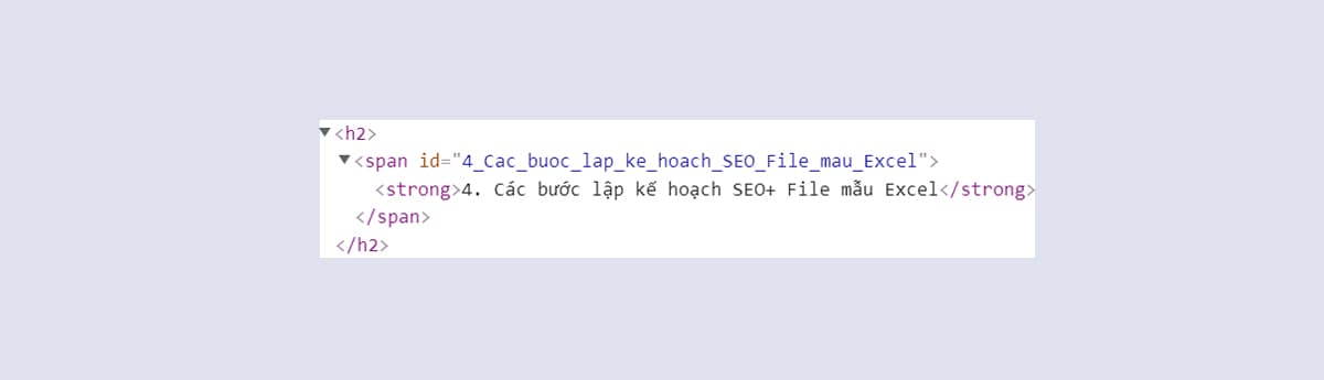 Tiêu chí viết bài chuẩn SEO: Sử dụng thẻ H2 cho các tiêu đề phụ