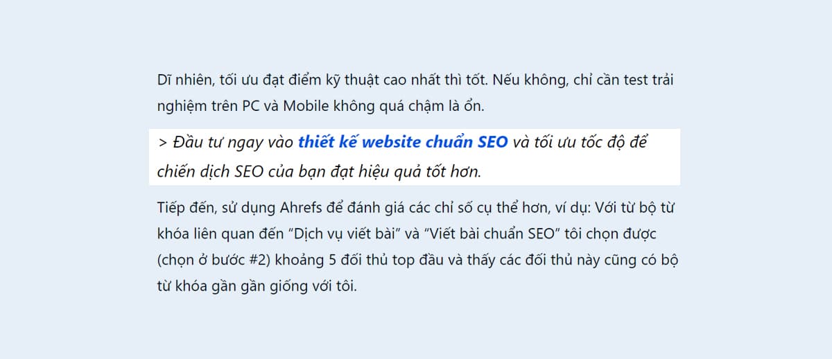 Tối ưu CTA trong bài viết chuẩn SEO