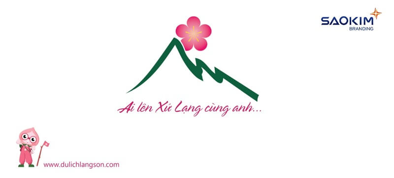 Logo ngành du lịch Lạng Sơn thiết kế bởi Sao Kim 