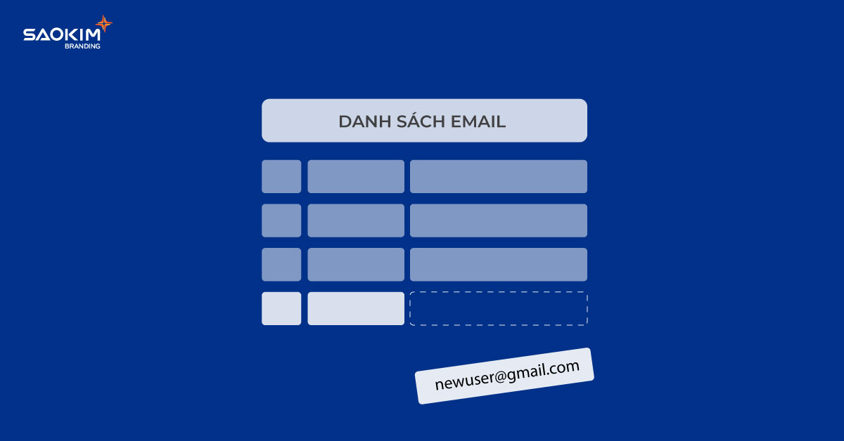 Xây dựng danh sách Email Xây dựng danh sách Email