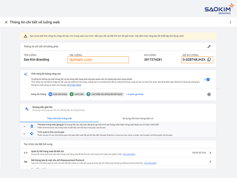 Lấy Mã đo lường Google Analytics 4 Cài đặt tài khoản Google Analytics - Lấy Mã đo lường Google Analytics 4