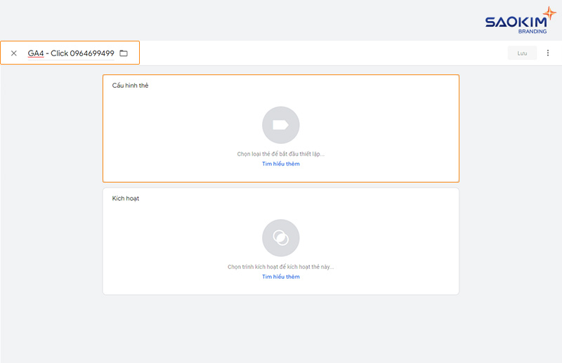 Đặt tên thẻ sự kiện chuyển đổi Cài đặt chuyển đổi click gọi điện bằng Google Tag Manager - Đặt tên thẻ sự kiện chuyển đổi