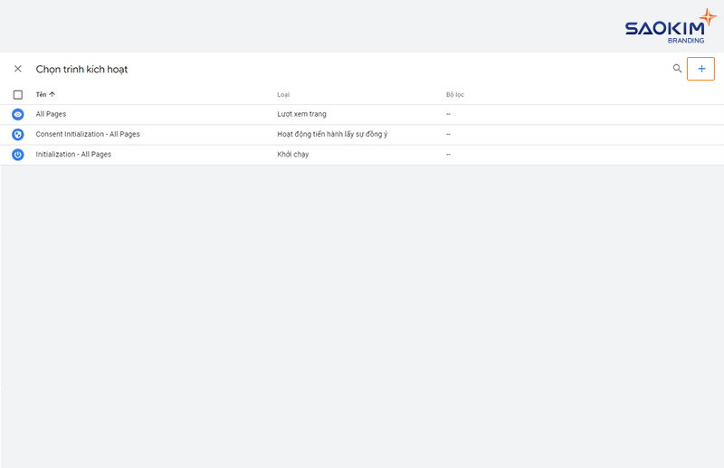 Tạo trình kích hoạt mới Cài đặt chuyển đổi điền Form bằng Google Tag Manager - Tạo trình kích hoạt mới