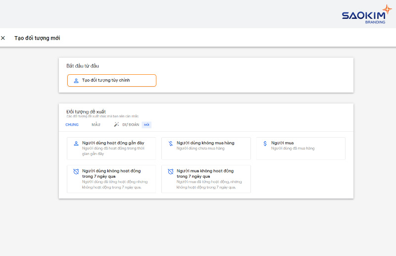 Tạo Đối tượng tùy chỉnh Tạo đối tượng tùy chỉnh trong Google Analytics 4 - Tạo Đối tượng tùy chỉnh