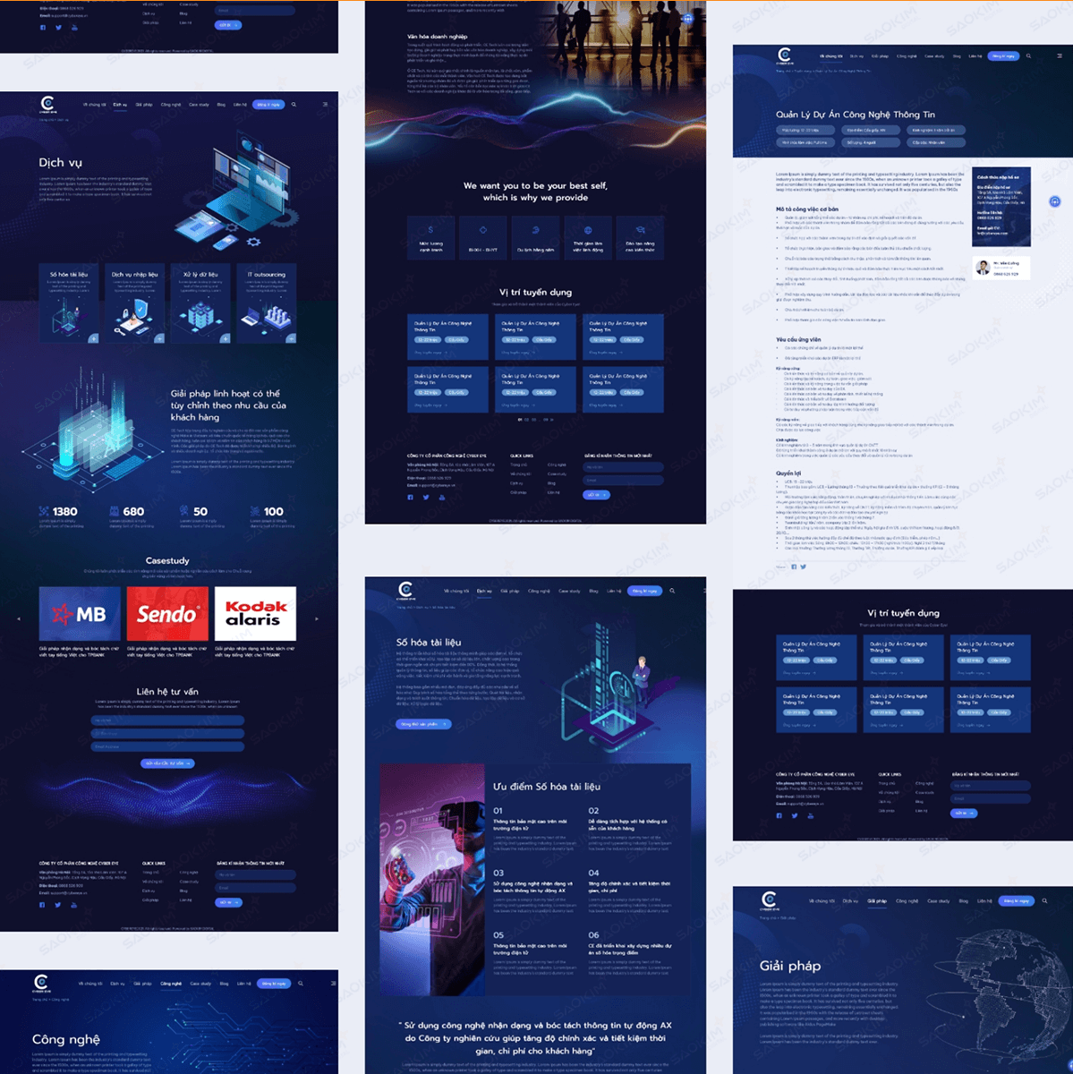 Ví dụ thiết kế Prototype - Dự án thiết kế web cho công ty công nghệ Cyber Eye (2)