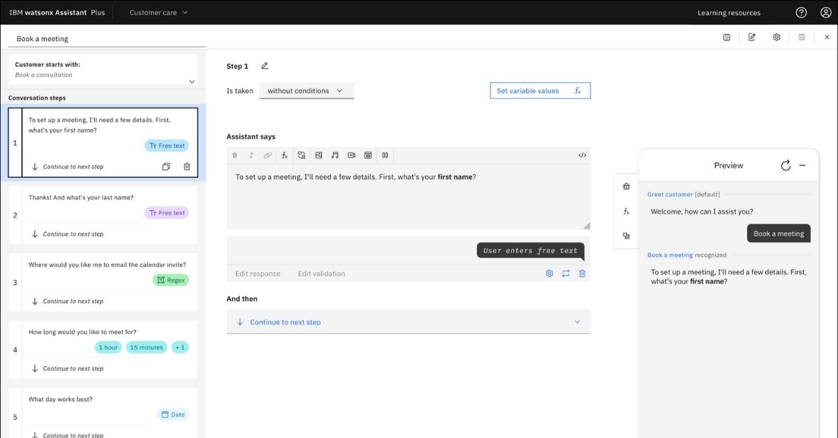  IBM watsonx Assistant