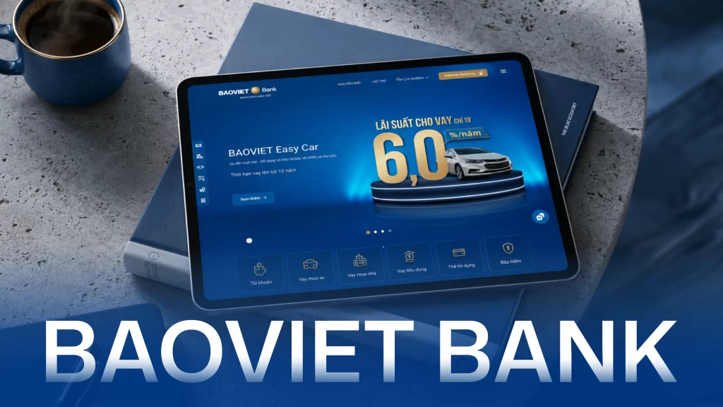 dự án thiết kế website, nhận diện số Bảo việt bank